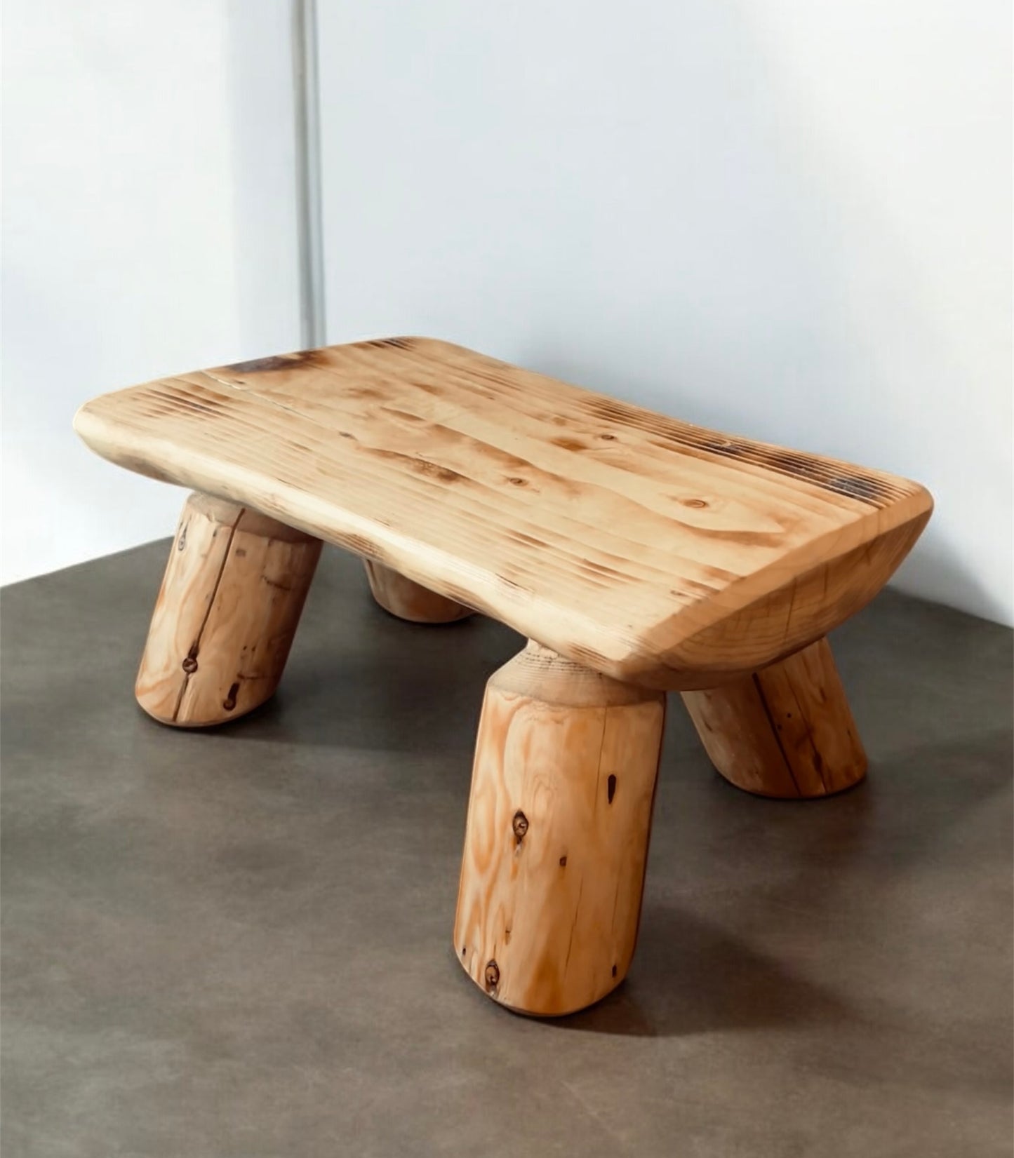 Log Foot Stool